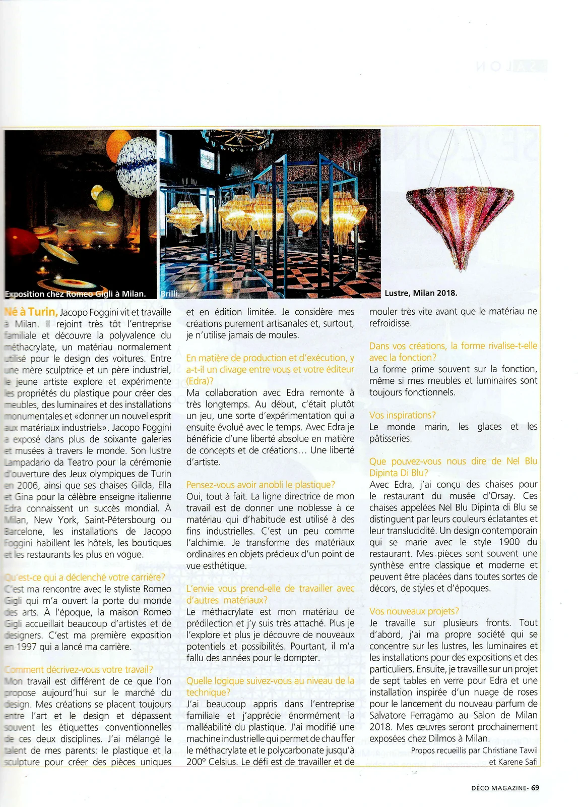 Jacopo Foggini designer - jacopofoggini.it