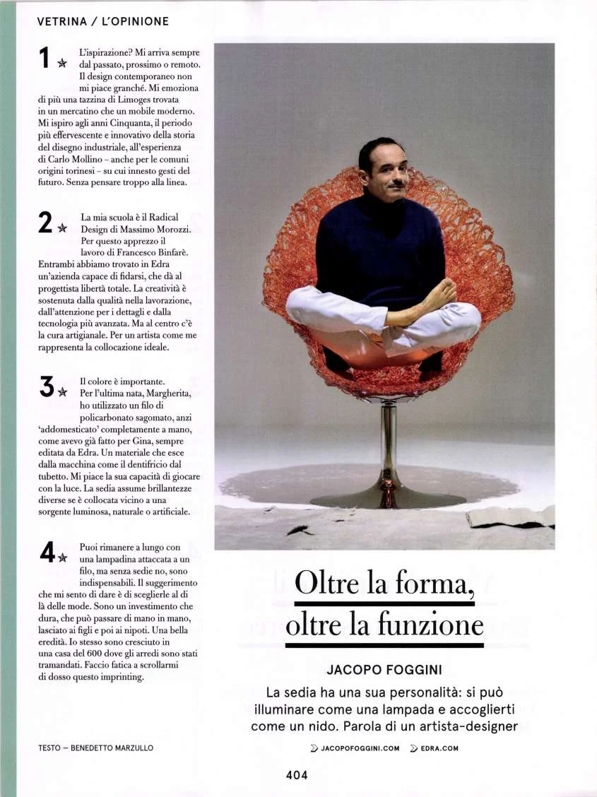 Jacopo Foggini designer - jacopofoggini.it
