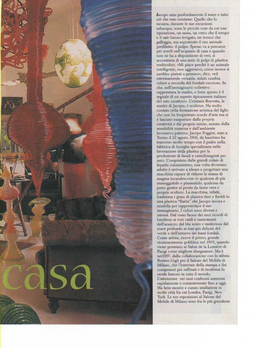 Jacopo Foggini designer - jacopofoggini.it