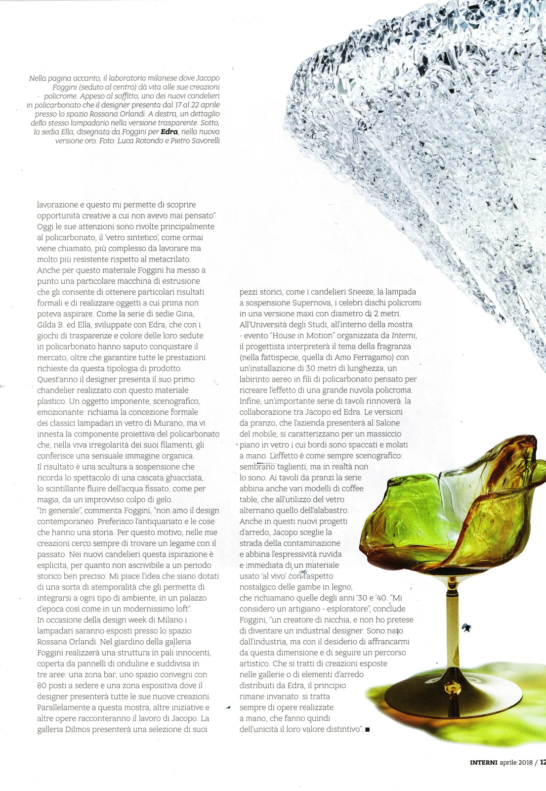 Jacopo Foggini designer - jacopofoggini.it